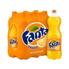 Fanta Orange Soft Drink 2.25L Pack of 6