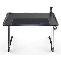 DXRacer NEX Gaming Desk – Black/Silver/Blue