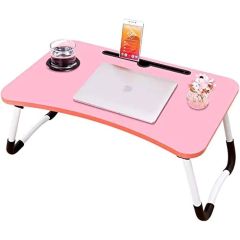 Golden Wheat Foldable Laptop Table Pink