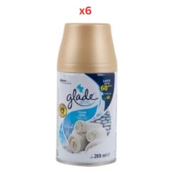 Glade Automatic Spray Refill Clean Linen 269Ml Pack Of 6