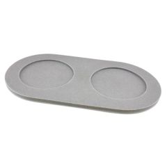 Pino Sand-Made Serving Tray Dolphin Grey Large 48.7X25.6cm