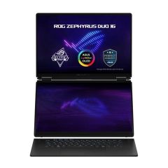 Asus ROG Zephyrus Duo 16 Laptop, Dual 16inch 3K OLED 120Hz Touch Displays, Intel Core Ultra 9 386H Processor, 64GB RAM, 2TB SSD, RTX 5090 24GB Graphics, Windows 11 Home, English & Arabic Keyboard