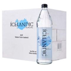 Icelandic Glacial Still Natural Mineral Water Glass Bottles 12X750ml