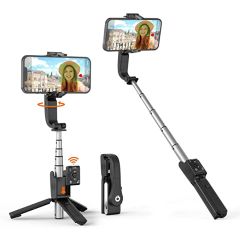 iSteady Q 1-Axis Gimbal Stabilizer Black, hohem Selfie Stick Tripod, B09C1VKPL5