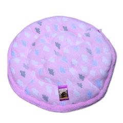 Coco Kindi Cloud Pattern Pink Color Washable Pumpkin Fur Bed With Heart Shape Toy Size 3 90Cm