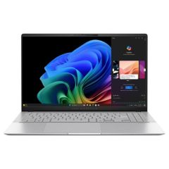 Asus Vivobook S15 Laptop, 15.6inch 3K OLED 120Hz Display, Snapdragon X Plus X1P 42 100 Processor, 16GB RAM, 1TB SSD, Windows 11 Pro, English & Arabic Keyboard, Cool Silver