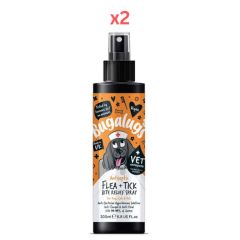 Bugalugs Antiseptic Flea & Tick Bite Relief Spray 200ml (6.8 Fl Oz) (Pack of 2)