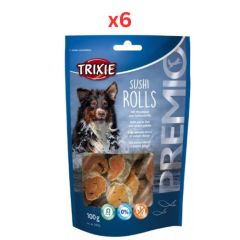 Trixie Premio Sushi Rolls Dog Treats 100G (Pack of 6)