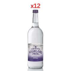 Highland Spring Still Water Glass Bottle 750Ml x 12