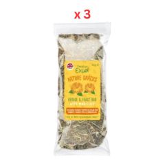 Burgess Excel Forage & Feast Hay Bar Marigold Small Pet Treats 60G (Pack Of 3)