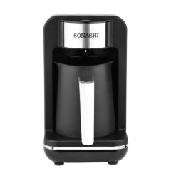 Sonashi Turkish Coffee Machine Black-Silver -500W