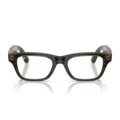 Ray-Ban Meta Blayzer Gen 2 Transparent Dark Olive Clear Lenses Smart Glasses 54Mm