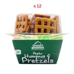 Smart Gourmet Pesto Hummus and Pretzels 12X140G