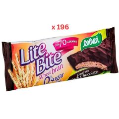 Santiveri Lite Bite Bran Toast Coated with Dark Chocolate, 17GX196