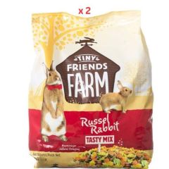 Tiny Friends Farm Tasty Mix Russel Rabbit Food 5.5LB (Pack Of 2)