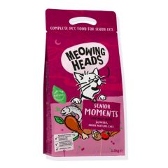 Meowing Heads Senior Moments Senior Dry Cat Food 1.5kg