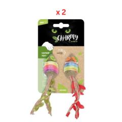 M-Pets Charmy Mice Catnip Cat Toy Pack Of 2