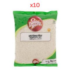 Double Horse Idly Rice 2Kg Pack of 10 (Dubai Delivery Only)
