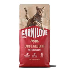 Carnilove Active Lamb & Wild Boar For Sterilised Adult All Breeds Dry Cat Food 6kg