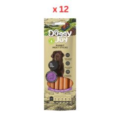 Doggy Joy Rabbit Meat Sticks Dog Treats 45g Pack Of 12