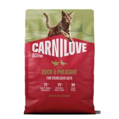 Carnilove Active Duck & Pheasant for Sterilised Adult All Breeds Dry Cat Food 6kg