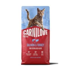 Carnilove Active Salmon & Turkey for Sterilised Adult All Breeds Dry Cat Food 6kg