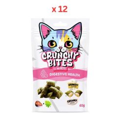 M-Pets Crunchy Bites with Function Cat Treat – Digestive Health 60g Pack Of 12