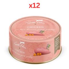Terra Felis Chicken Cat Wet Food 80G (Pack of 12)