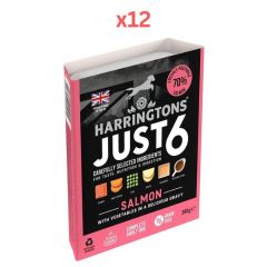 Harringtons Just 6 Salmon Grain Free Adult Wet Dog Food 380g (Pack of 12)