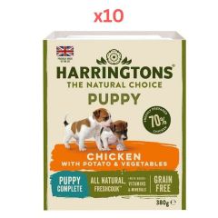 Harringtons Chicken & Potato Grain Free Wet Puppy Food 380g (Pack of 10)