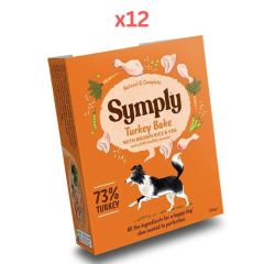 Symply Turkey Bake Adult Wet Dog Food 395g (Pack of 12)