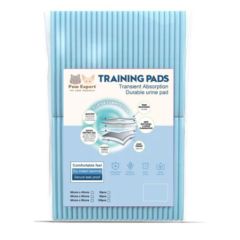 Paw Expert Economical Training Pee Pads For Dogs & Cats With Adhesive Strips 100Pcs