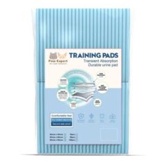 Paw Expert Economical Training Pee Pads For Dogs and Cats With Adhesive Strips 60X60cm - 50Pcs