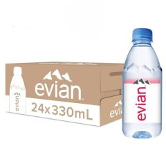 Evian Natural Mineral Water Pet Bottle 330mlX24 Carton