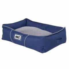 Rogz Lekka Cushioned Bed For Dog Small - Navy - Grey