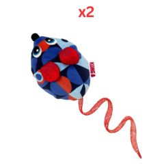 Kong Bat-A-Bout Flicker Mouse Cat Toy (Pack of 2)