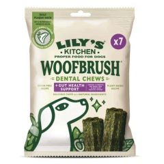 Lily's Kitchen Woof Brush Dental Chew Gut Health Support for Large Dogs 7X47G