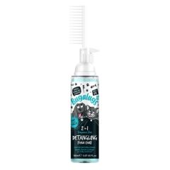Bugalugs 2in1 Fragrance Free Detangling Foam Comb for Dogs 150Ml