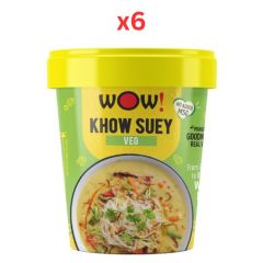 Wow! Noodles Khow Suey Veg Cup Noodles 75g (Pack of 6)