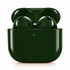 Merlin Craft Customized Apple AirPods 5 Green Glossy Bold