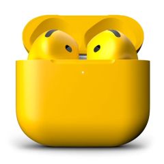 Merlin Craft Customized Apple AirPods 5 Yellow Matte Bold