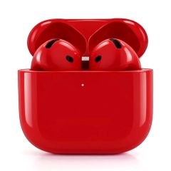 Merlin Craft Customized Apple AirPods 5 Red Glossy Bold