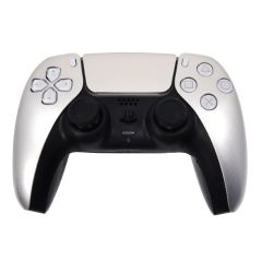 Customized Sony PS5 Dual Sense Controller Silver Metallic Edition