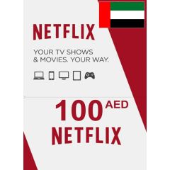 NetFlix UAE AED100 Gift Card (E-mail Delivery)