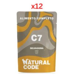 Natural Code Game Complete Wet Cat Food - 70G (Pack of 12)