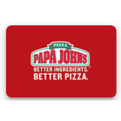 Papa John's Pizza $10 (Instant E-mail Delivery)