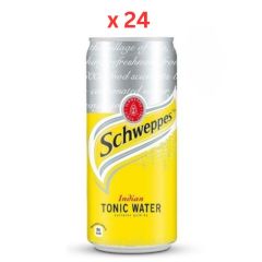 Schweppes Tonic Water Can 24X300ml