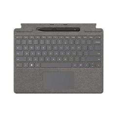 Surface Pro 8/9/10/11 Signature Copilot Keyboard, Platinum, Arabic/English With Slim Pen 2