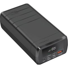 Promate 30 Watt Power Bank 38000mAh Power Mine, Black - POWERMINE-130W (UAE Delivery Only)