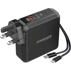 Promate Power Bank, Powerpack- Pd20+15000mAh Quick Charging Power Bank With Ac Charge-In (UAE Delivery Only)